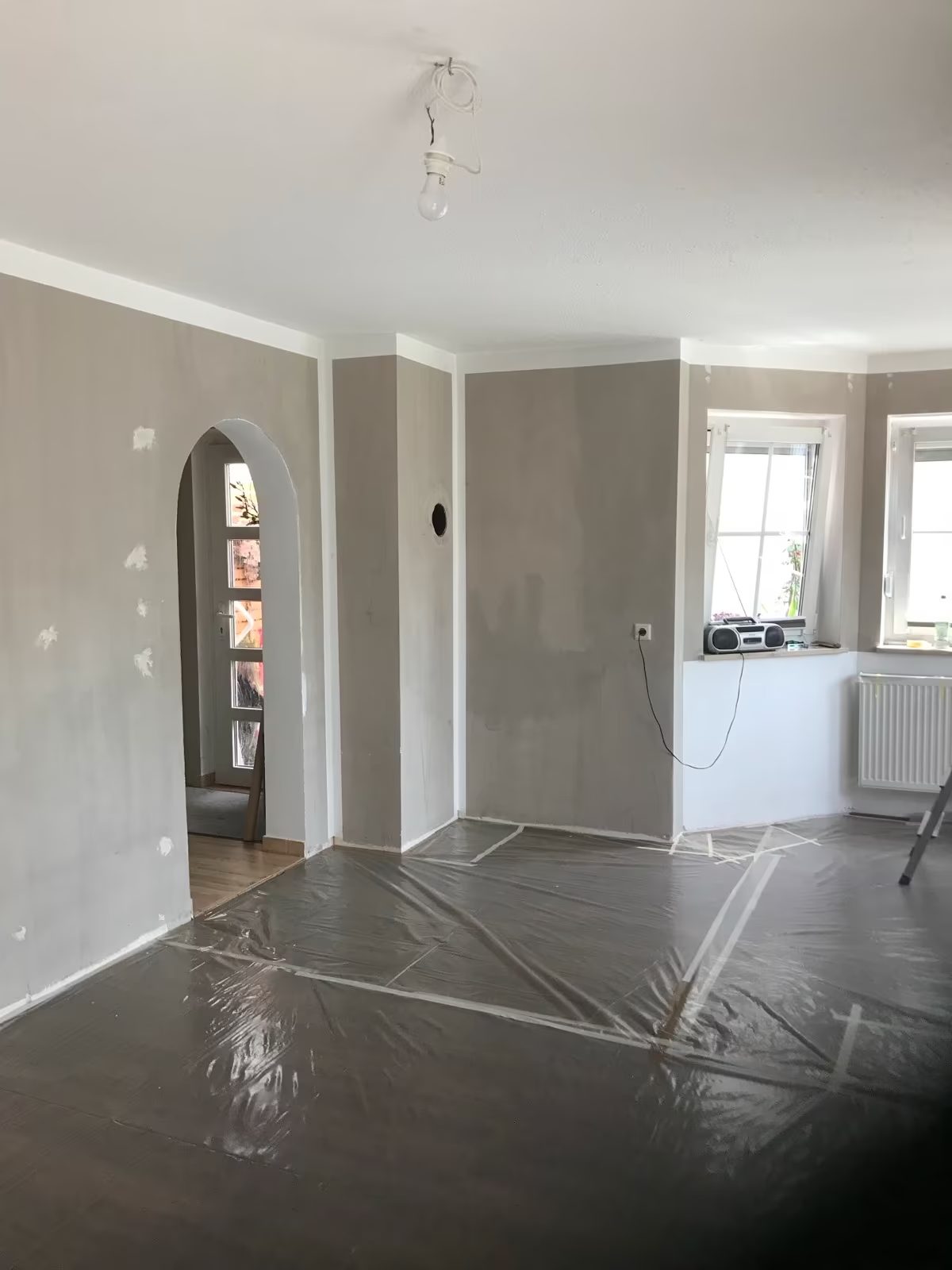 Wohnzimmer vorher